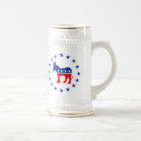 Caneca de cerveja do asno de Democrata