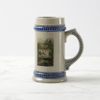 Caneca de cerveja do baixo do troféu