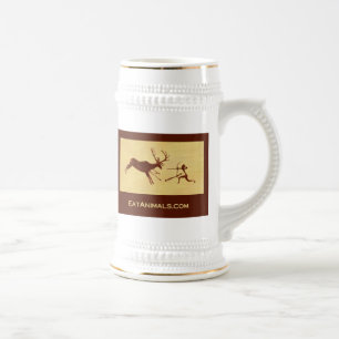 caneca de cerveja do costume de EatAnimals.com