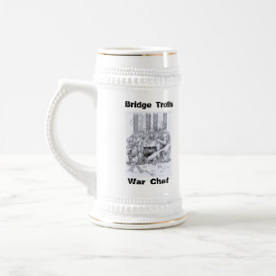 Caneca de cerveja do cozinheiro chefe da guerra