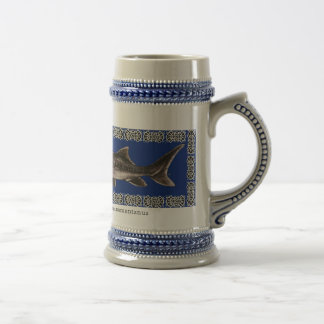 Caneca de cerveja do esturjão - esturjão branco