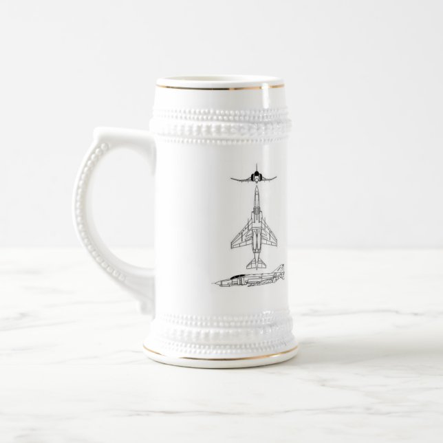 Caneca de cerveja do fantasma F-4 (Esquerda)