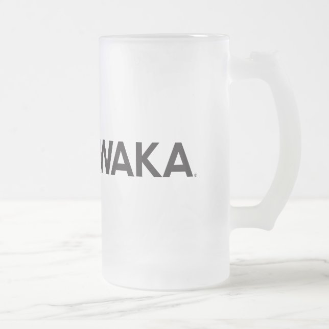 Caneca de cerveja do fosco - CLUBWAKA Wordmark (Direita)