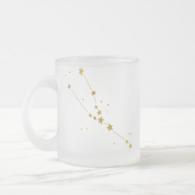 Caneca de cerveja do fosco do zodíaco do Taurus (Esquerda)