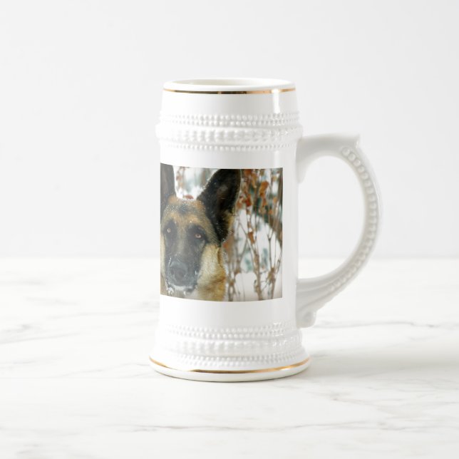 Caneca de cerveja do german shepherd (Direita)