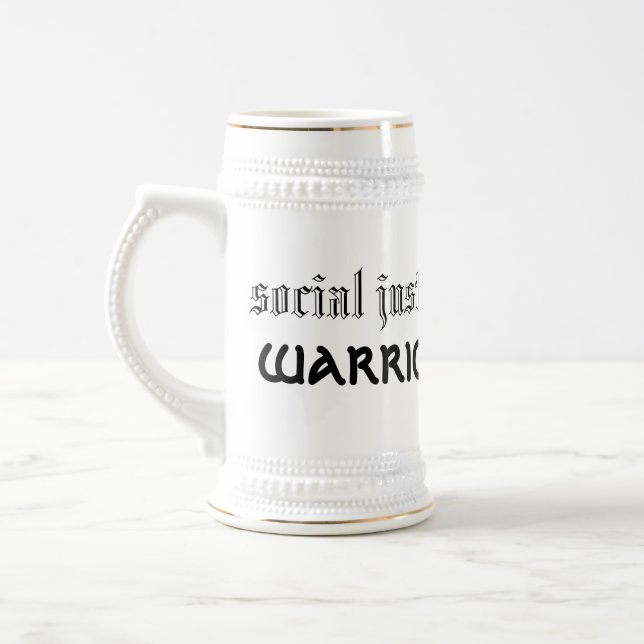 caneca de cerveja do guerreiro de justiça social (Esquerda)