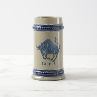 Caneca de cerveja do horóscopo do Taurus