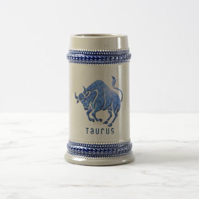 Caneca de cerveja do horóscopo do Taurus (Centro)