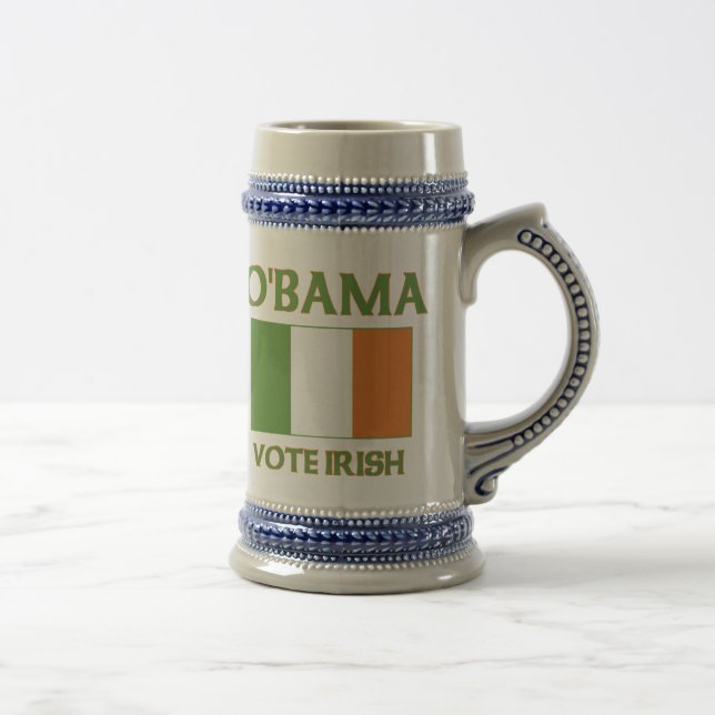 Caneca de cerveja do irlandês do voto de Obama (Direita)