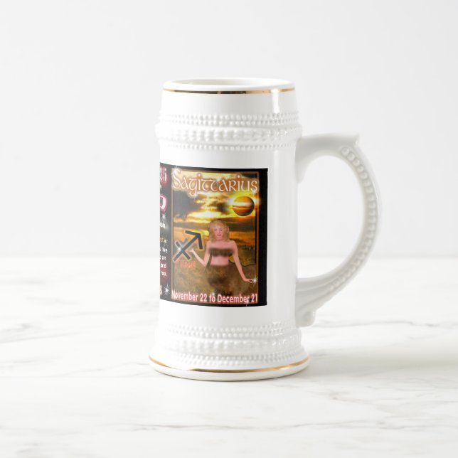 Caneca de cerveja do limite do Sagitário da (Direita)