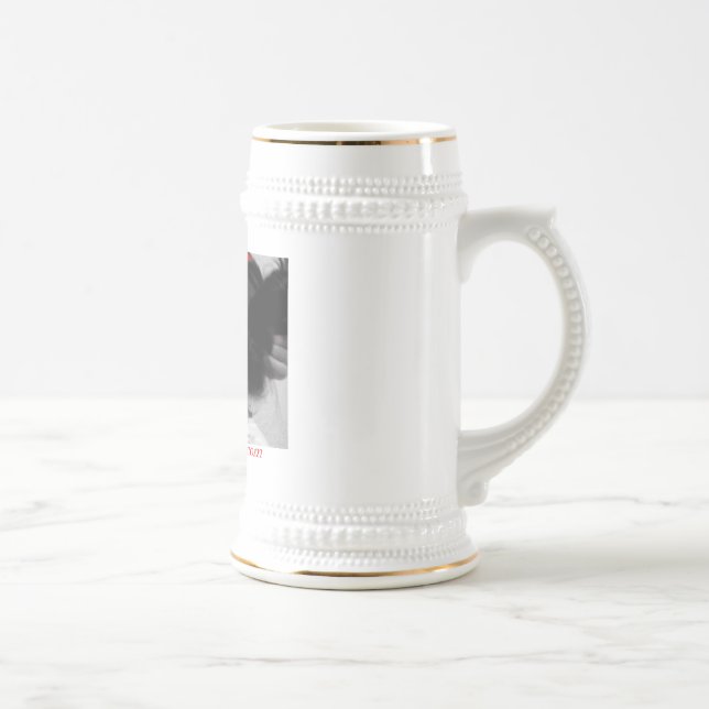 caneca de cerveja do logotipo de (Direita)