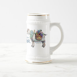 Caneca de cerveja do Natal do caçador