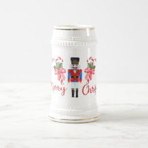 Caneca de cerveja do Natal do Nutcracker
