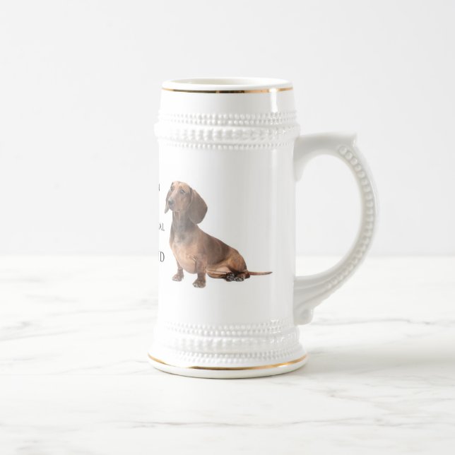 Caneca de cerveja do Pai Dachshund (Direita)