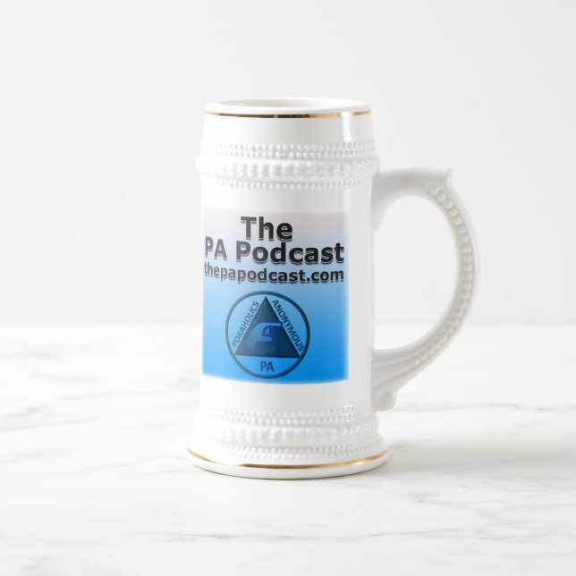 Caneca de cerveja do Podcast do PA (Direita)