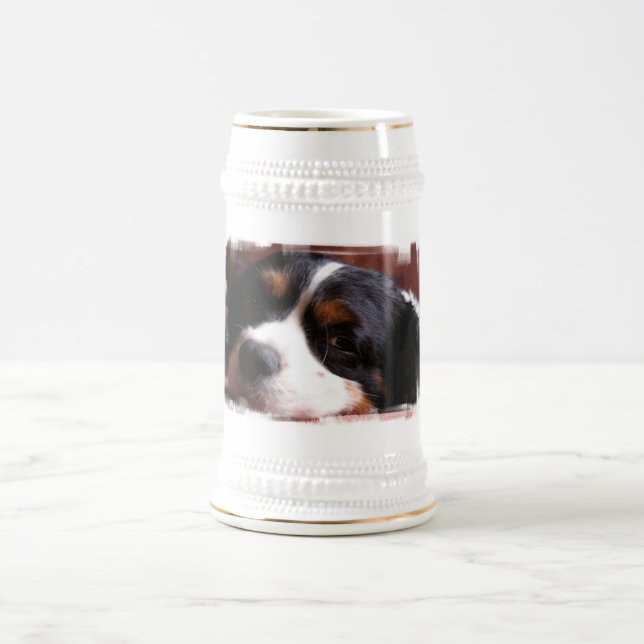 Caneca de cerveja do rei Charles Cavalier Spaniel (Centro)