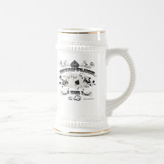 Caneca de cerveja do resplendor real