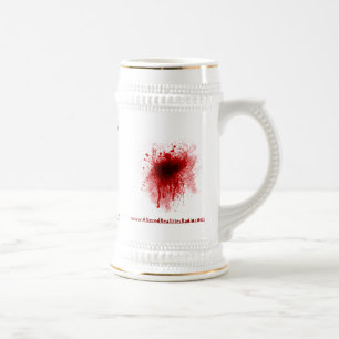 Caneca de cerveja do sangue