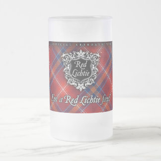 Caneca de cerveja do vidro de fosco - eu sou um fã