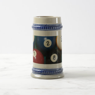 Caneca de cerveja dos bilhar