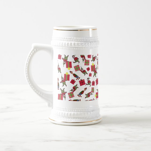 Caneca de cerveja dos elfos natalinos (Esquerda)