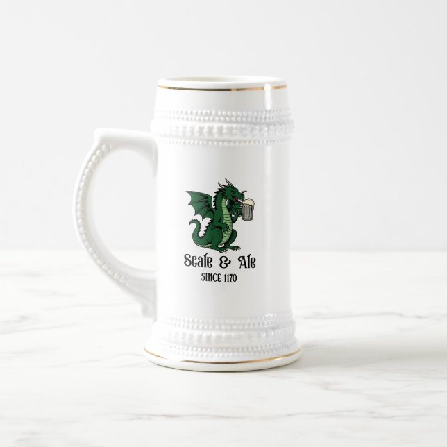 Caneca De Cerveja Dragão Beberão de Cerveja (Esquerda)