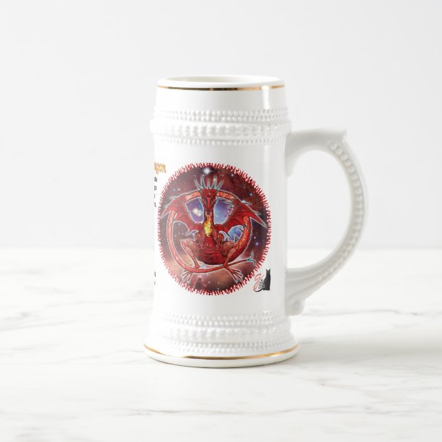 Caneca De Cerveja Dragão Cósmico Pyrope (Direita)