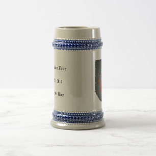 Caneca De Cerveja Dragão do protetor do metal com texto