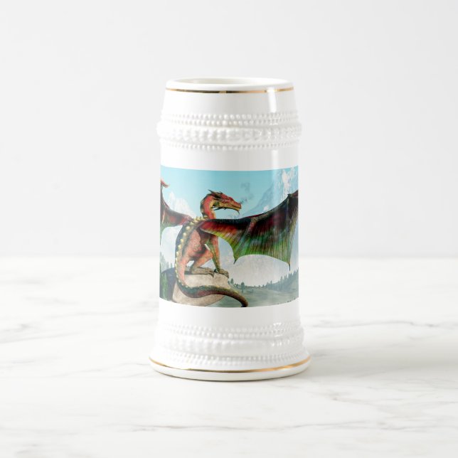 Caneca De Cerveja Dragão empoleirado (Centro)
