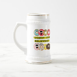 Caneca De Cerveja Dunot Stop Acreditar - cotação rosquinha