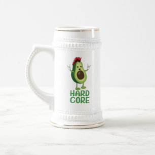 Caneca De Cerveja Duro Core Avocado Funny