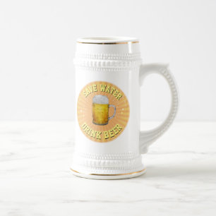 Caneca De Cerveja Economize água - Beba cerveja
