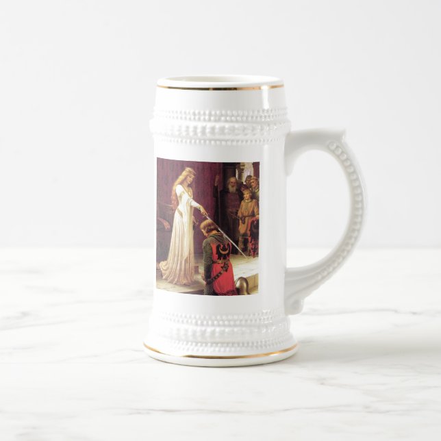 Caneca De Cerveja Edmund Blair Leighton: A Accolada Stien (Direita)