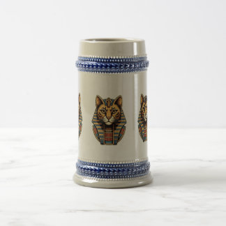 Caneca De Cerveja Egyptian Pharaoh Cat Mug – Ancient Egypt Cat Art