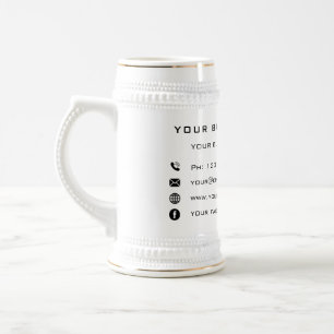 Caneca De Cerveja Elegante Personalizado do Promocional de Empresa
