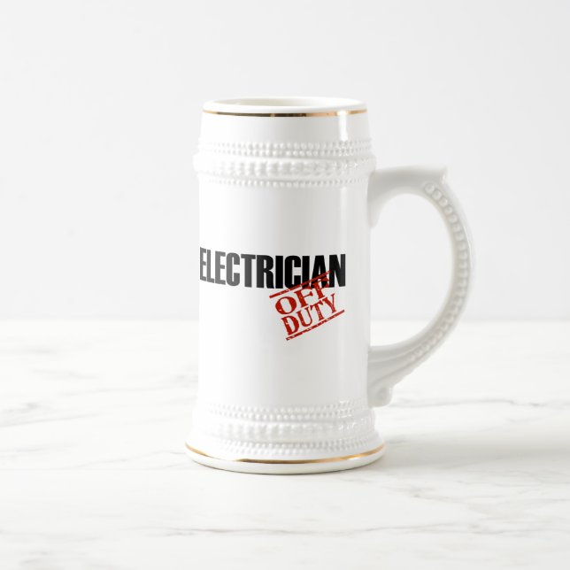 Caneca De Cerveja Eletricista fora de serviço (Direita)