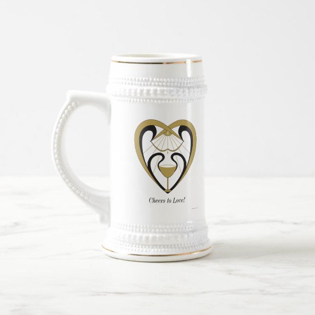 Caneca De Cerveja Elogios ao amor (Esquerda)
