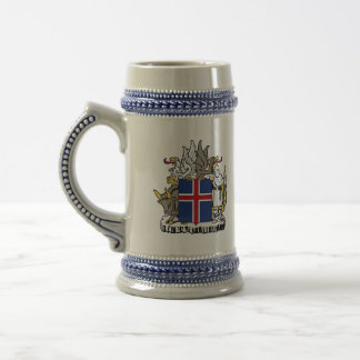 Caneca De Cerveja emblema de Islândia