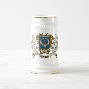 Caneca De Cerveja Emblema do Clã Davidson & Unicórnio