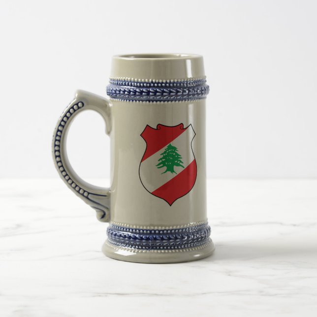 Caneca De Cerveja emblema do líbano (Esquerda)