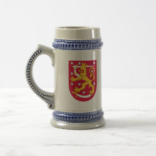 Caneca De Cerveja emblema finlândia