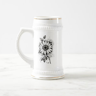 Caneca De Cerveja Embraço de girassol: Um símbolo de otimismo e reno