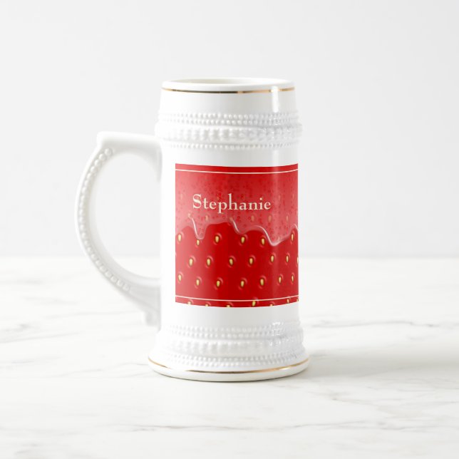 Caneca De Cerveja Emperramento de Fruta líquida com textura de moran (Esquerda)