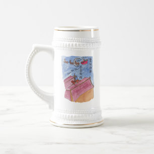 Caneca De Cerveja Encontro de Férias e Saudações #1 (Natal)