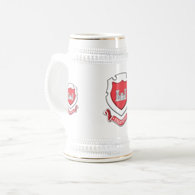 Caneca De Cerveja Engenheiro Essayons (Frente Esquerda)