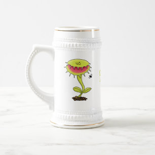 Caneca De Cerveja Engraçado carnívoro Venus, planta armadilha