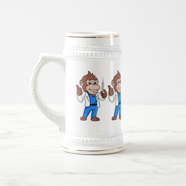 Caneca De Cerveja Engraçado orangotango macaco (Esquerda)