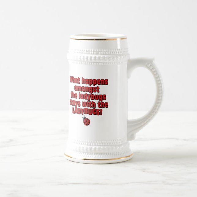Caneca De Cerveja Entre os joaninhas (Direita)