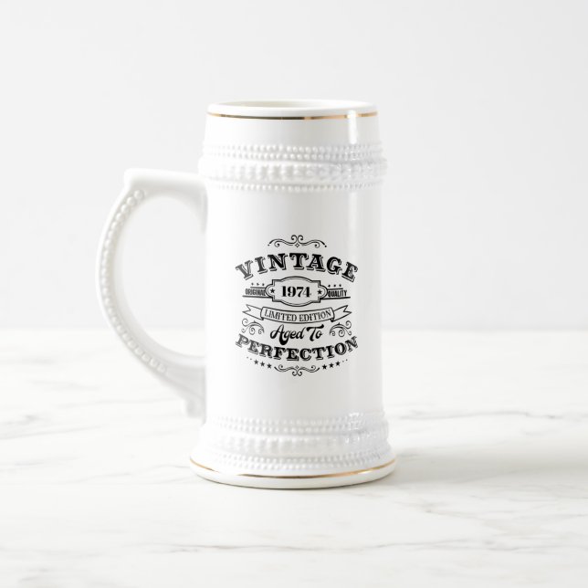 Caneca De Cerveja Envelhecido à Perfeição (Esquerda)