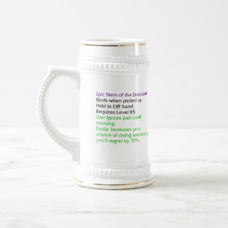 Caneca de cerveja épico do Drunklord (artigo de